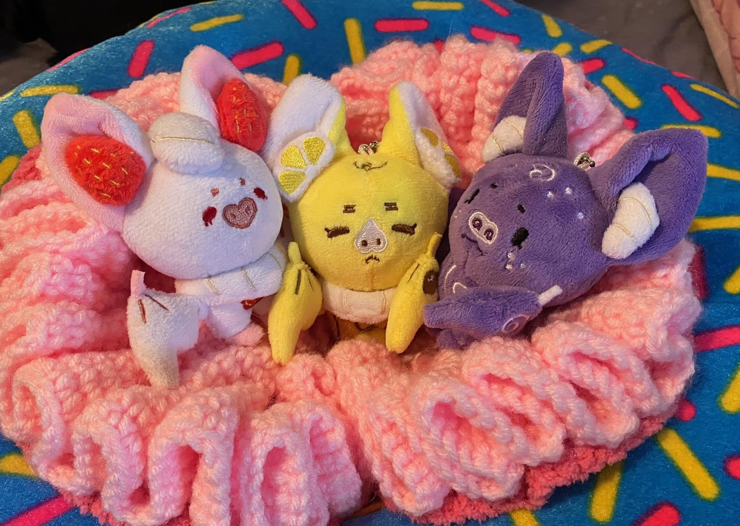 Ube Roll Cake Bat Plushie