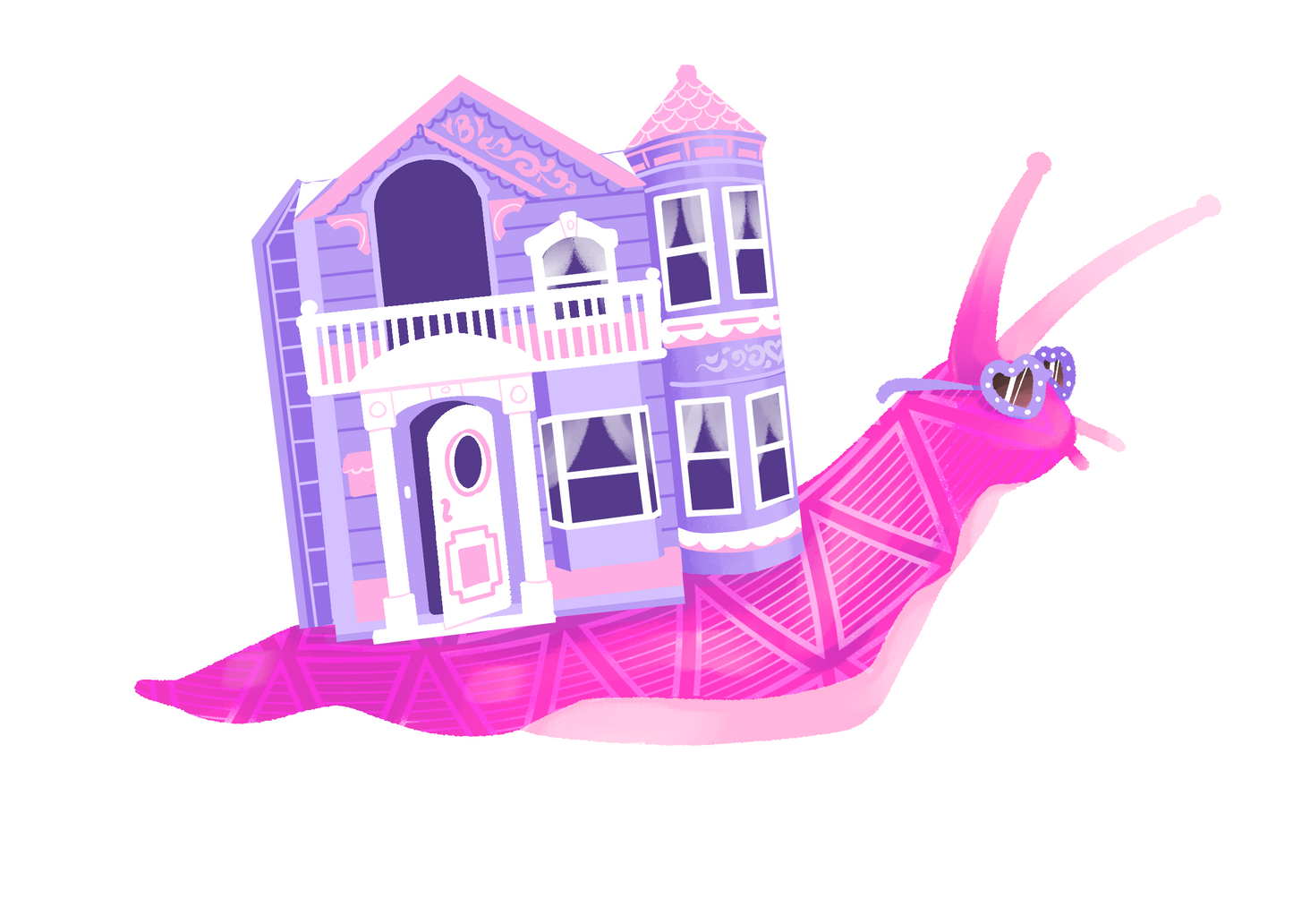 Acrylic Snarbie Dream House Pin