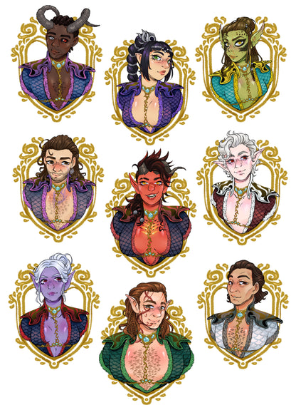 Baldur's Gate 3 Wavemother Robe Charms