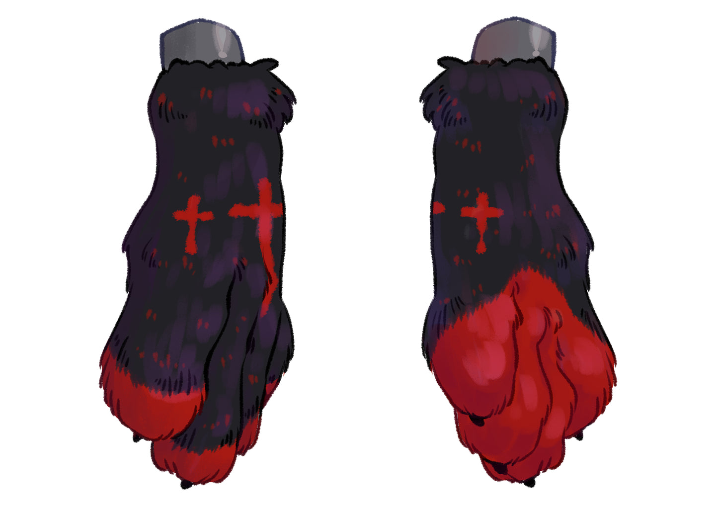 Lucky Rabbit Foot Charms