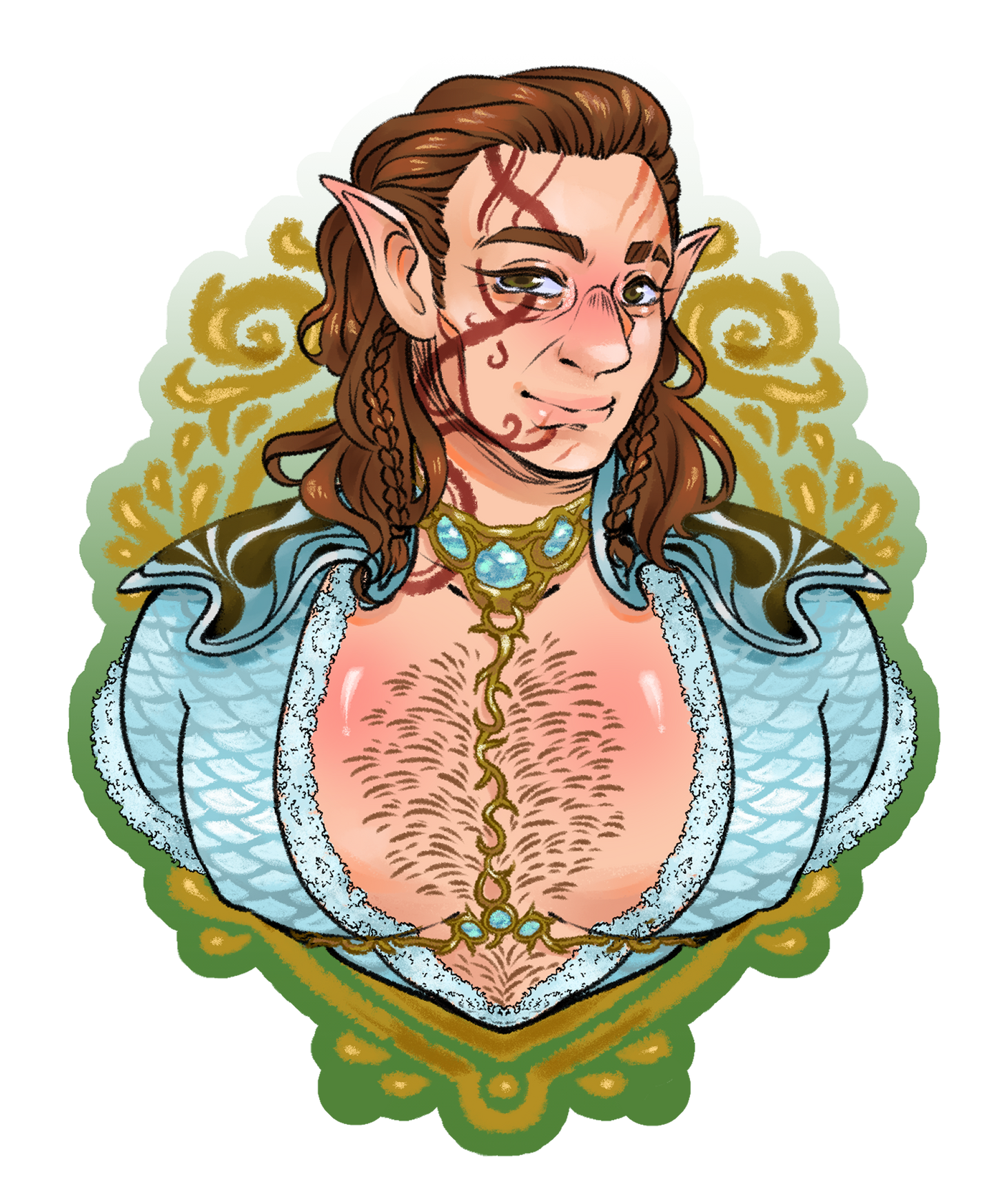 Baldur's Gate 3 Wavemother Robe Charms