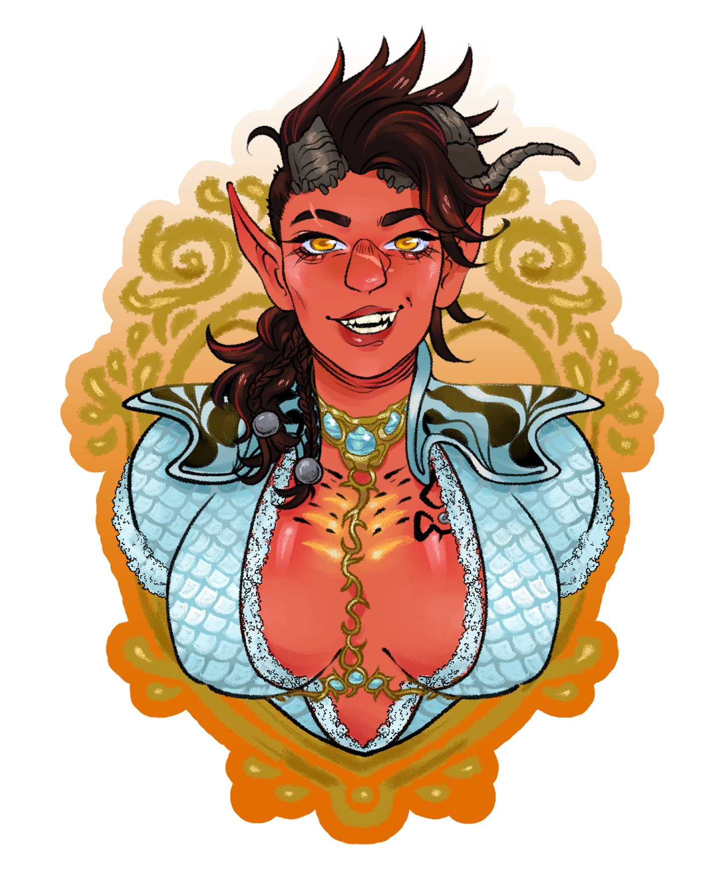 Baldur's Gate 3 Wavemother Robe Charms