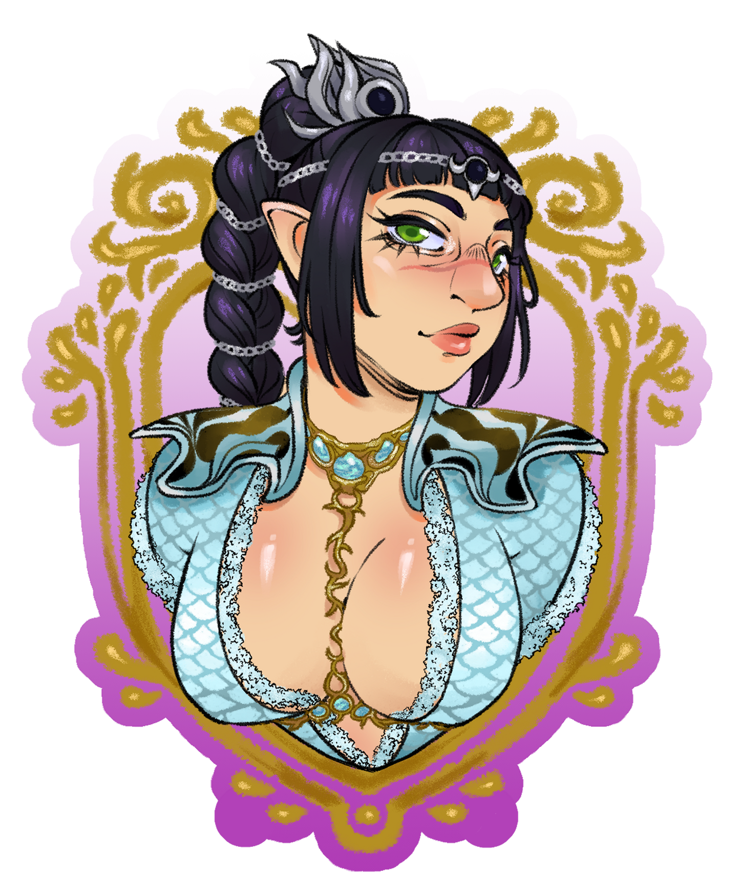 Baldur's Gate 3 Wavemother Robe Charms