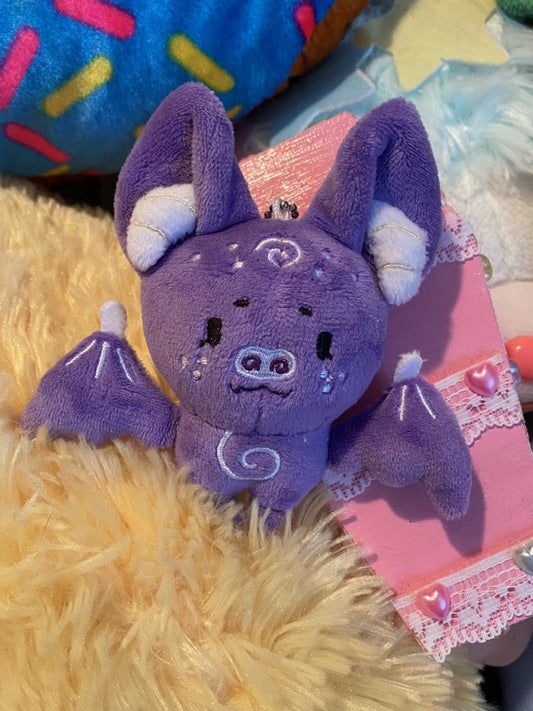 Ube Roll Cake Bat Plushie