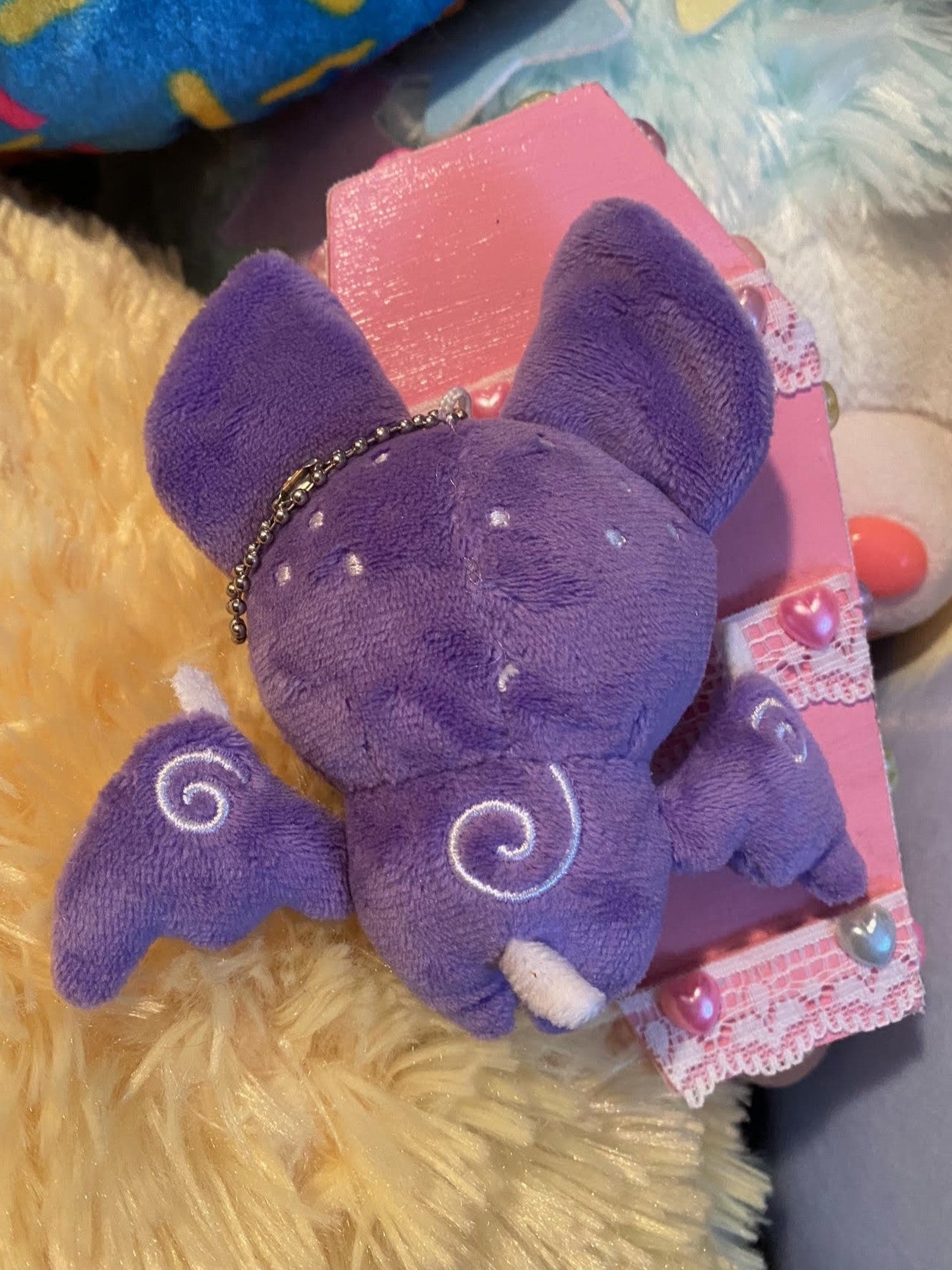 Ube Roll Cake Bat Plushie