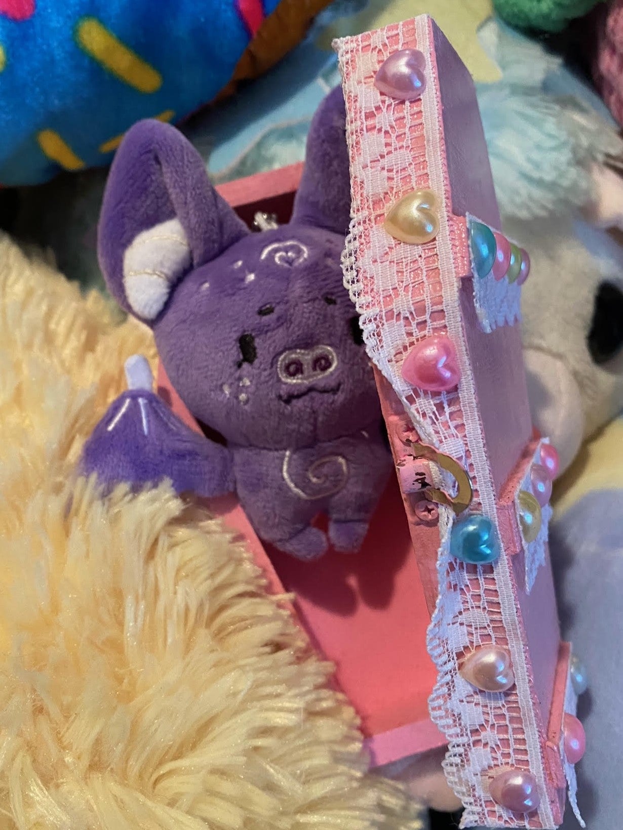 Ube Roll Cake Bat Plushie