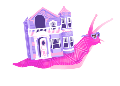 Acrylic Snarbie Dream House Pin